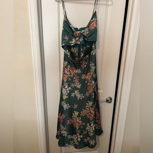 💐Floral Wedding Guest Midi Dress💚